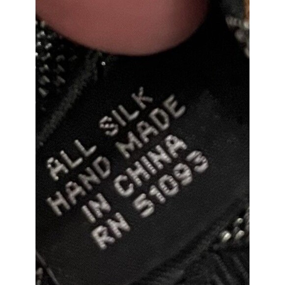 Allyn Saint George Men's Silk Tie 59” X 3.5” Multi-Color Geometric Squares - Picture 5 of 5